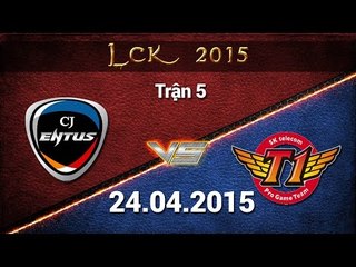 [24.04.2015] CJENTUS vs SKTT1 [LCK Xuân 2015][Trận 5]
