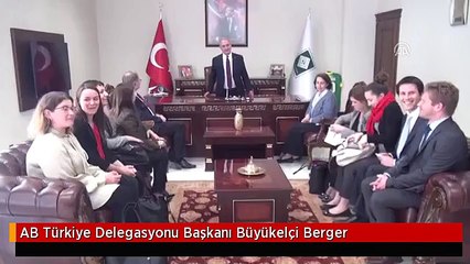 AB Türkiye Delegasyonu Başkanı Büyükelçi Berger