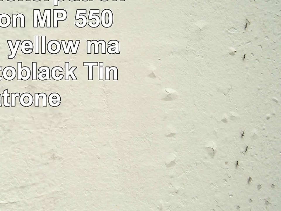 5 komp Druckerpatronen für Canon MP 550  black cyan yellow magenta photoblack
