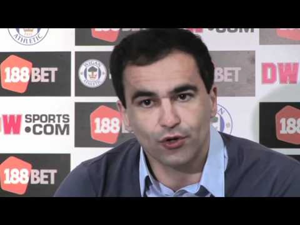 Wigan v Tottenham Hotspur: Roberto Martinez Press Conference