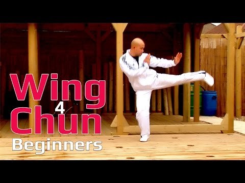 Wing Chun for beginners lesson 7: basic leg combination exercise/ moving forward with single kick