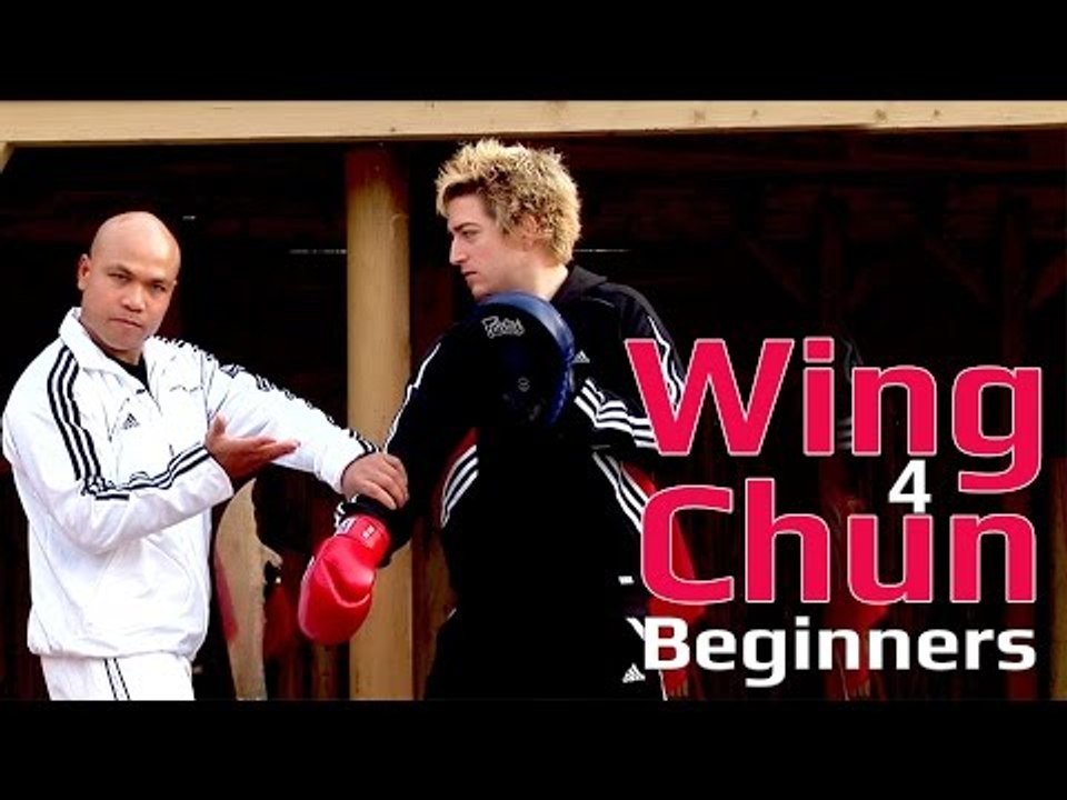 Wing Chun for beginners lesson 29: combo/ blocking a straight punch and countering with a side kick