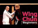 Wing Chun for beginners lesson 42: Wing block to punch, turn and low blow