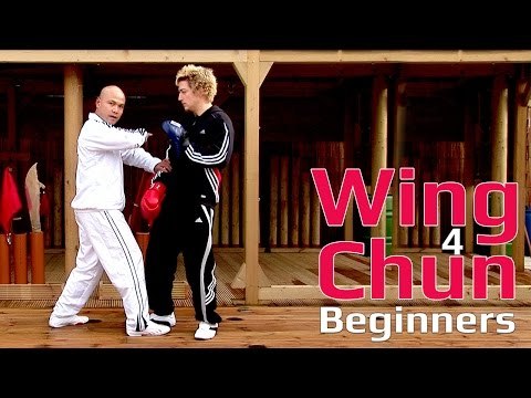 Wing Chun for beginners lesson 47:Block, cover and Chop to the neck (Pad Work)