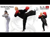 How to do Fitness Kickboxing Lesson 19:Jab, Cross, Block, Block, Heel Kick