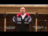Kickboxing basics - Lesson 30 Jab twice, Round and Heel Kick, hook twice