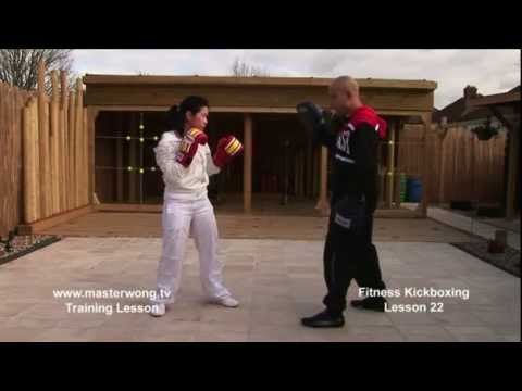 Kickboxing basics - Lesson 22 Jab, Cross, block block, side kick jab jab.