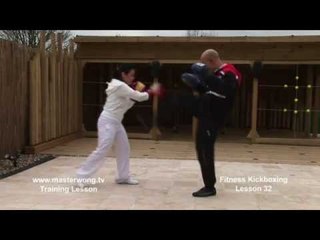 Kickboxing basics - Lesson 32 combo for 2