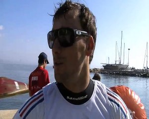 Le champion du monde 2011 de kayak, Denis Gargaud, nous livre ses impressions apres la course