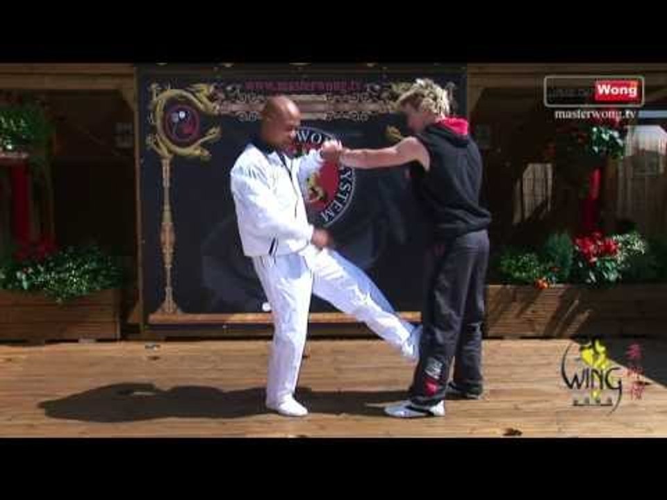 Wing Chun energy drill basic training - Lesson 17 Shin Kick