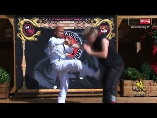 Wing Chun energy drill basic training - Lesson 19 Thigh Kick