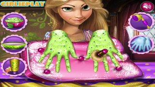 Disney Princess Rapunzel Nails Makeover and Nails Design Video Game For Kids!
