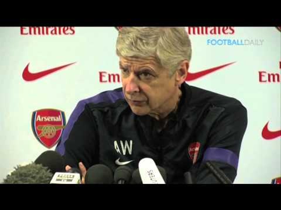 Arsene Wenger reacts to Robin van Persie leaving Arsenal