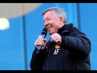 Sir Alex Ferguson speech at Manchester United's trophy parade