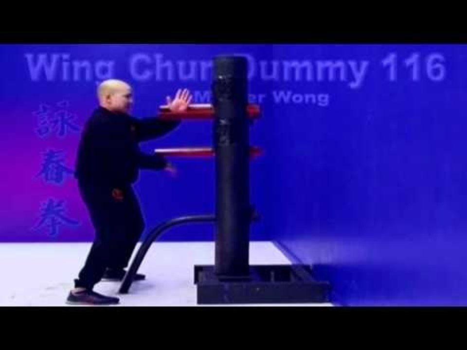 wing chun dummy training wooden dummy - Lesson 1