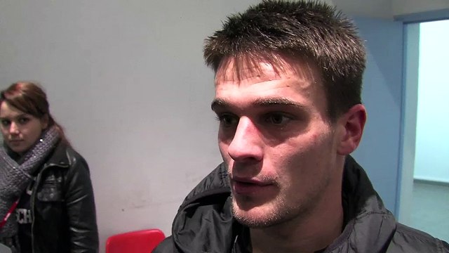 Le milieu de terrain du FC Martigues Guillaume Legras