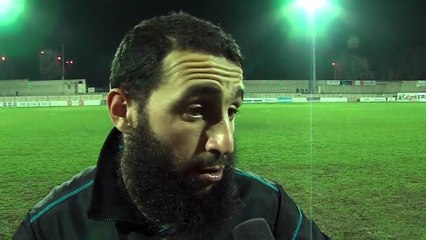 Le milieu de terrain de Fréjus Saint Raphaël Sofiane Bezzou