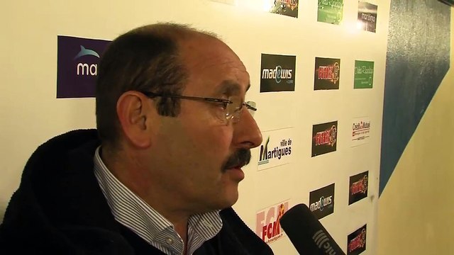 Le président sang et or Vincent Caserta à l'issue de la rencontre face à Rouen