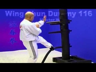 wing chun dummy training wooden dummy - Lesson 11