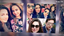 Faysal Qureshi With His Wife And Daughter