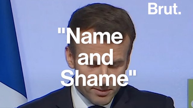 le name and shame , la nouvelle arme politique d'Emmanuel Macron ?