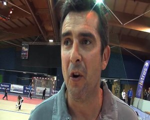 Christophe Mazel, un entraîneur heureux et fier de ses joueurs à l'issue de la rencontre