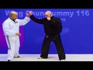 wing chun dummy training wooden dummy - Lesson 9