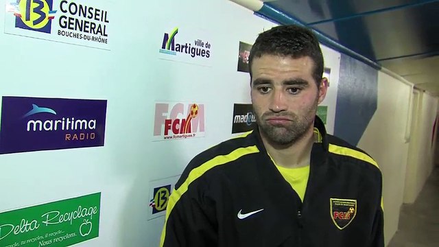 Le Martégal Christophe Freitas à l'issue de la rencontre à Orléans