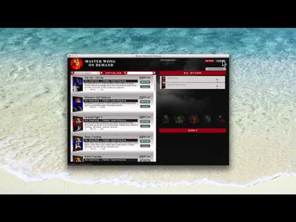 Master Wong on Demand options info