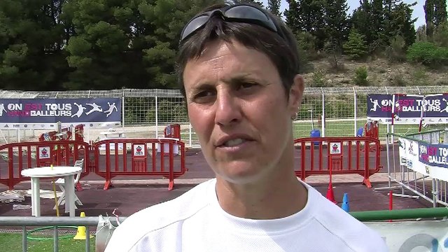 Valérie Coutheron du comité 13 de handball