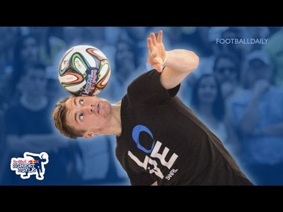 Andrew Henderson AMAZING freestyle skills - 2014 Red Bull Street Style Champion!