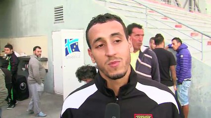 Le buteur du FC Martigues Abdelilah Aabiza