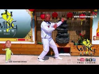 wing chun basics - How to do stepping with punches, lesson 11