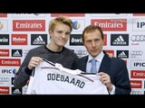 Real Madrid unveil new signing Martin Ødegaard