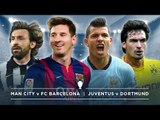 MANCHESTER CITY v BARCELONA, JUVENTUS v DORTMUND | #FDW UEFA Champions League