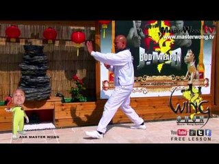 wing chun basics - How to step with hand exercise, lesson 10