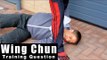 Wing Chun training - wing chun how to deal with knee attack in street Q34