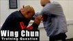 Wing Chun training - wing chun how to deal with clinch and elbow Q70
