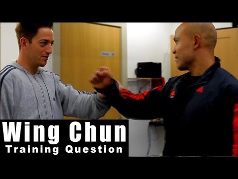 Wing Chun training - wing chun how deal with hand grab Q71