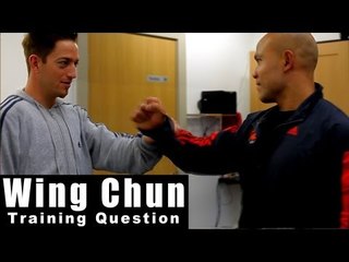 Wing Chun training - wing chun how deal with hand grab Q71
