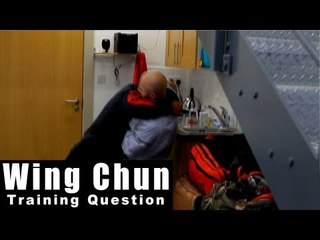 Wing Chun training - wing chun how to deal with a pull guard Q68