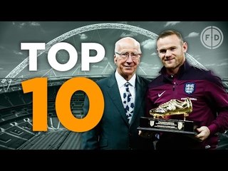 Top 10 England Goalscorers