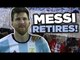 Lionel Messi RETIRES From International Football | Internet Reacts