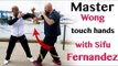 master wong touch hands with Wing Chun sifu fernandez | Wing Chun