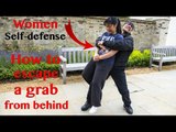 Women self defense - How to escape a grab from behind | Wing Chun