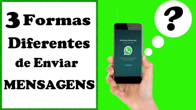 3 Formas Diferentes de Enviar Mensagens no WhatsApp