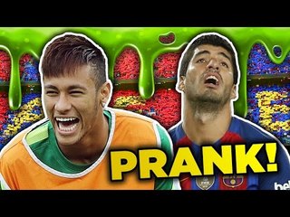Neymar Pulls Hilarious Prank On Luis Suarez! | #VFN