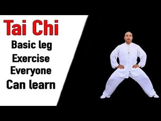 Tai Chi Basic leg Exercise Everyone can learn | Tai Chi