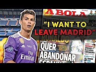 Does Cristiano Ronaldo Want To Quit Real Madrid? | #VFN