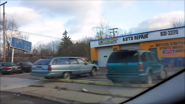 DETROIT'S GHETTOS OF FORMER BEAUTIFUL HOMES